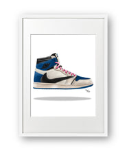 Load image into Gallery viewer, Sneaker Artwork Jordan 1 Fragment